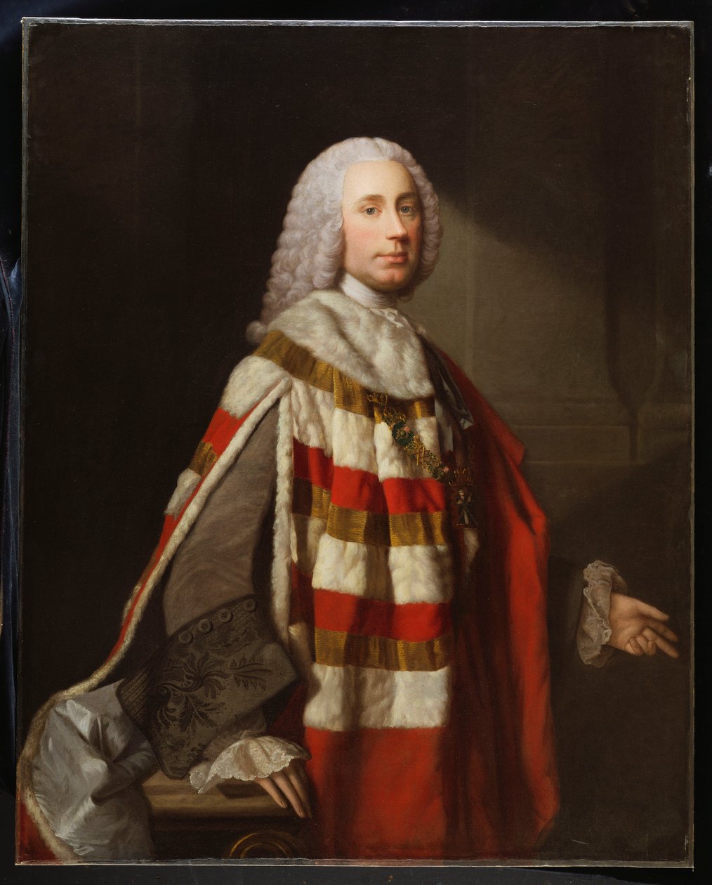 Porträt eines Adligen, vermutlich James, 8. Earl of Moray von Allan Ramsay