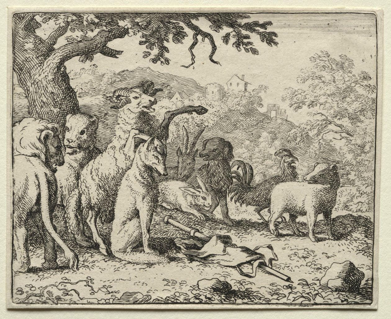 Reineke der Fuchs: Der Segen für Reineke von Allart van Everdingen