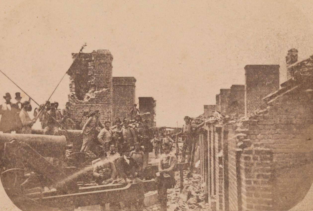 Die Evakuierung von Fort Sumter, April 1861 von Alma A. Pelot.