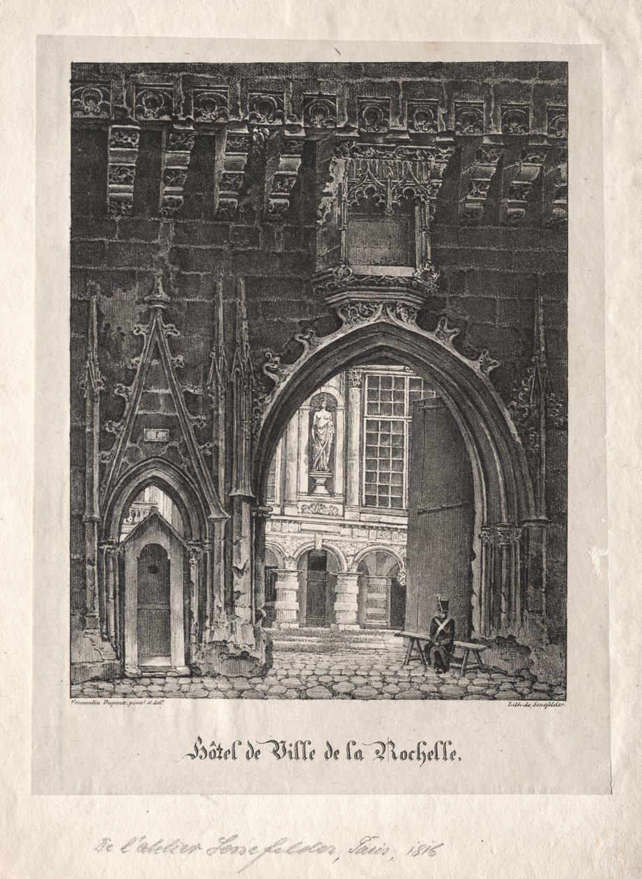Hotel de Ville de la Rochelle, Frankreich von Alois Senefelder