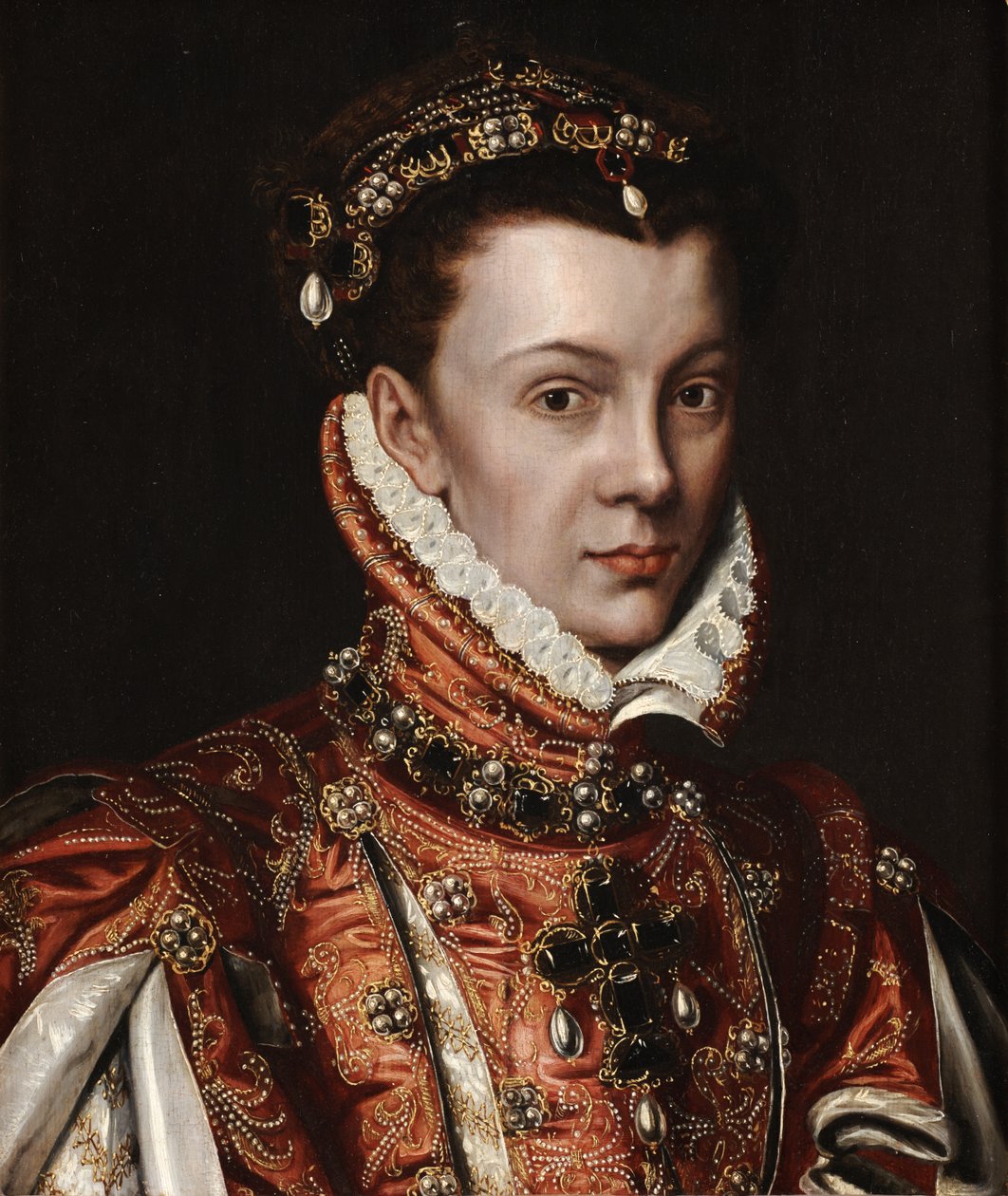 Porträt der Elisabeth von Valois von Alonso Sánchez Coello