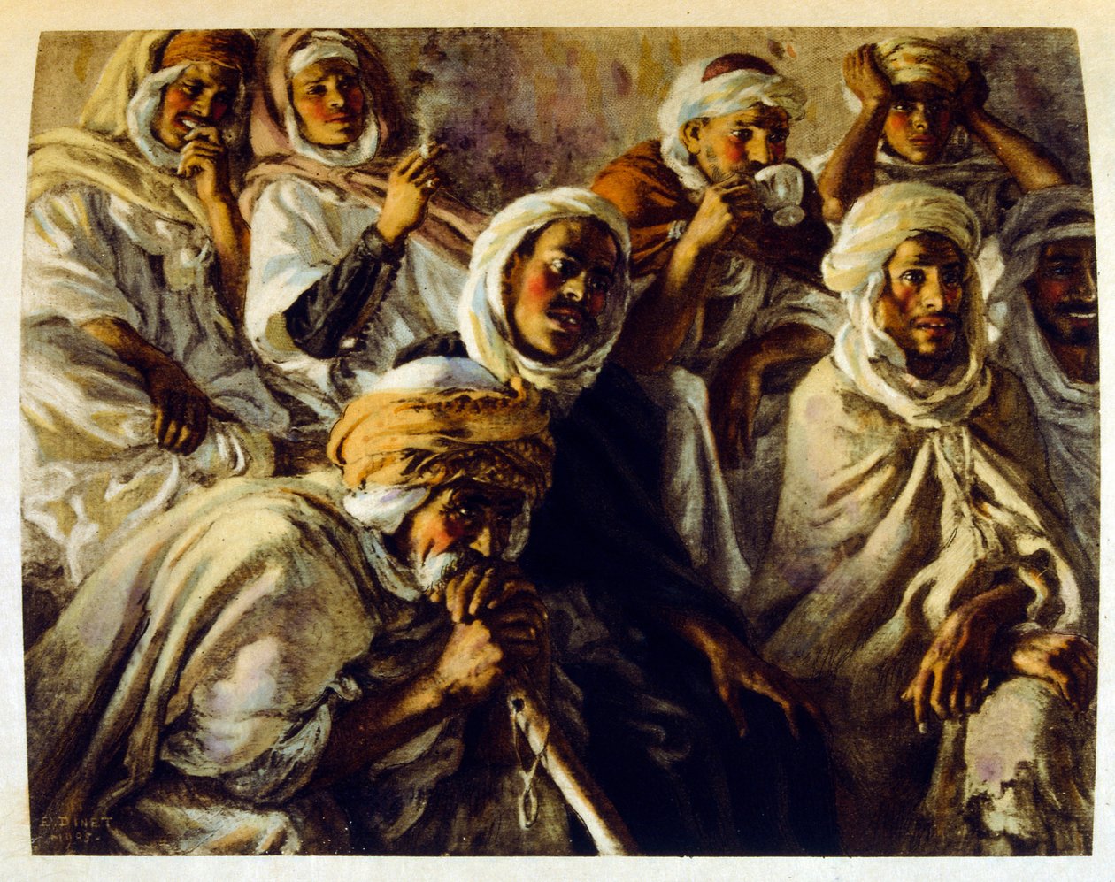Illustration von Dinet aus 