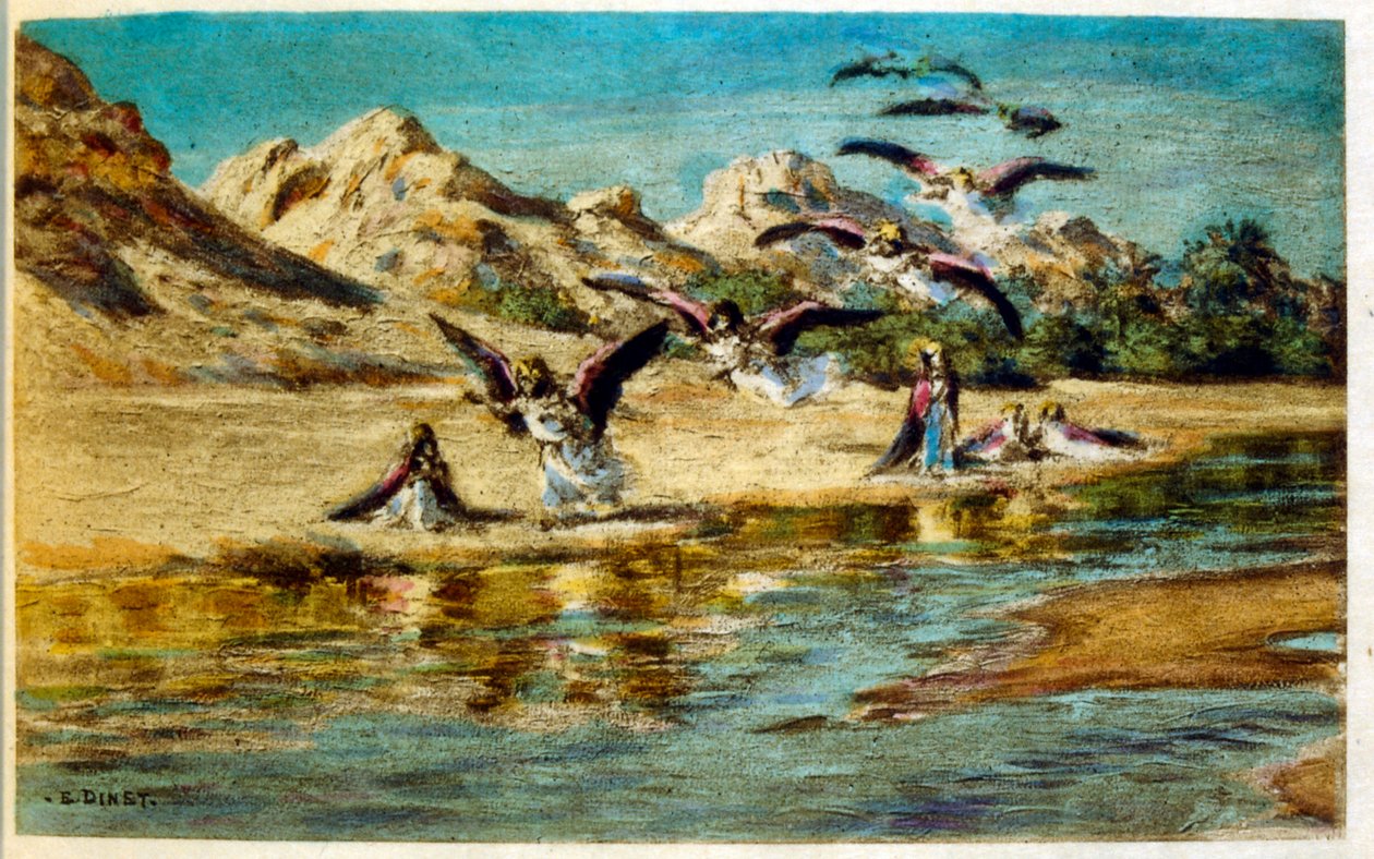 Illustration von Dinet aus 