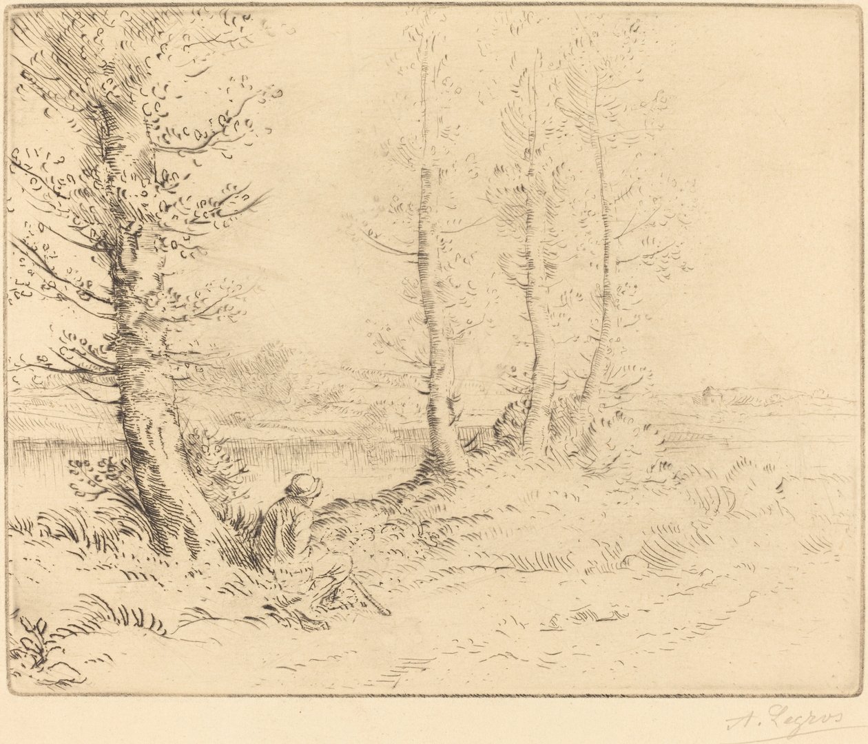 Entlang des Flusses von Alphonse Legros