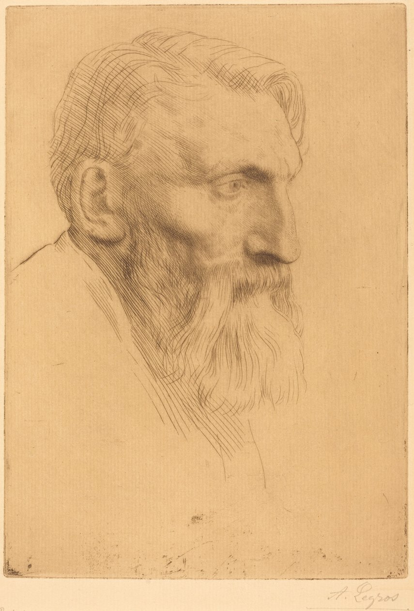 Auguste Rodin von Alphonse Legros
