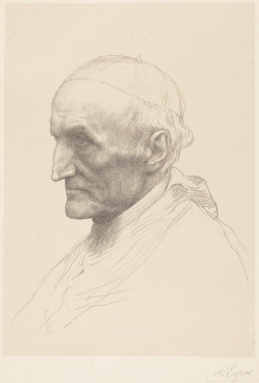 Kardinal Manning, 2. Platte von Alphonse Legros