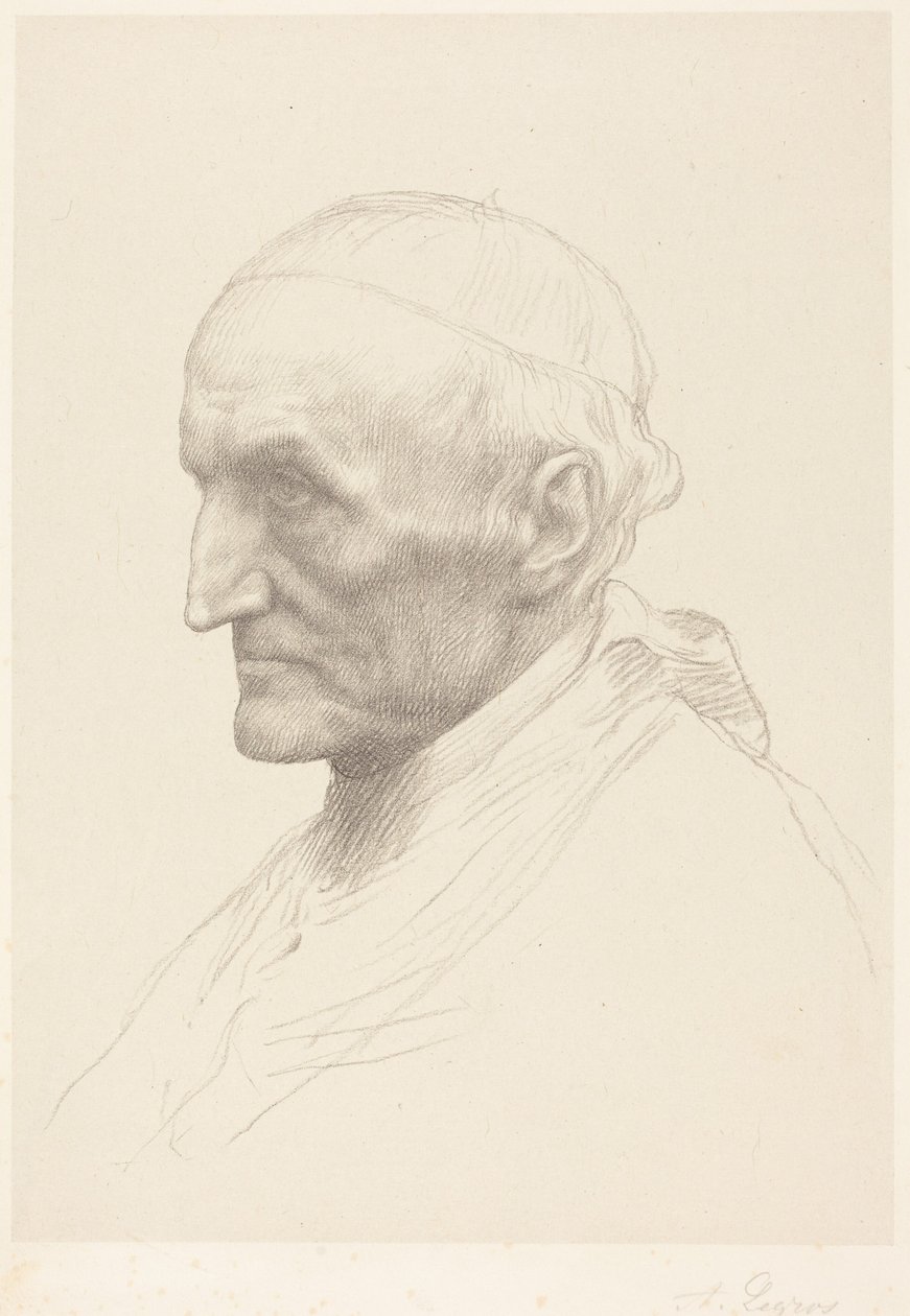 Kardinal Manning, 2. Platte von Alphonse Legros