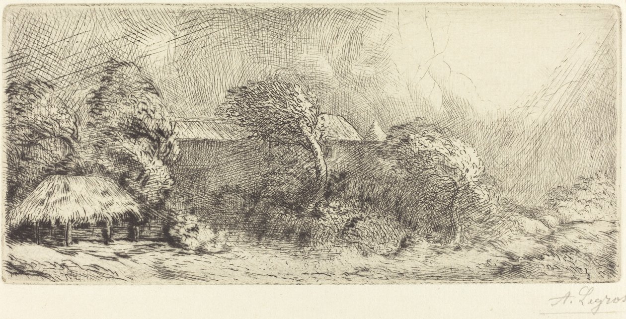 Chailli im Sturm von Alphonse Legros