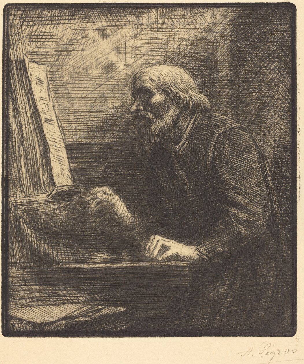 Chorleiter von Alphonse Legros