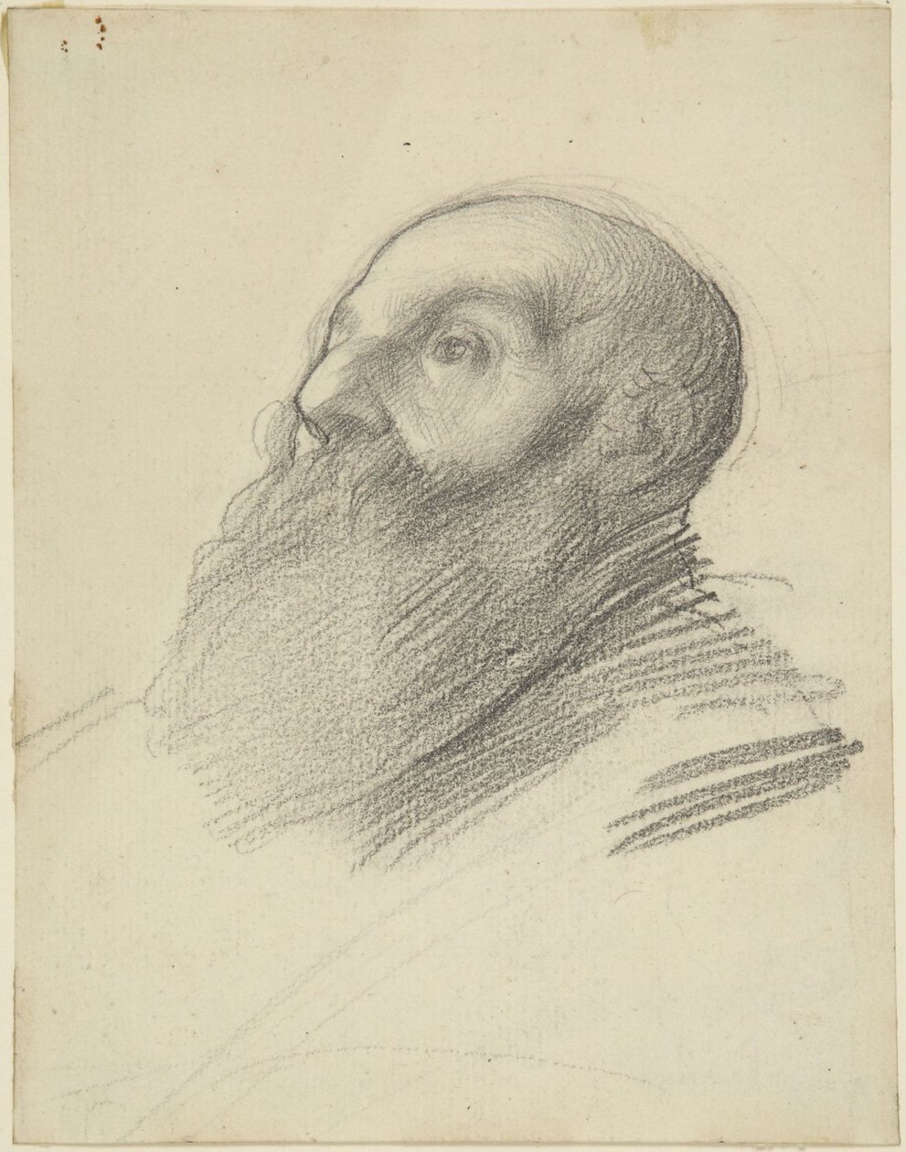 Kopf eines bärtigen Mannes von Alphonse Legros