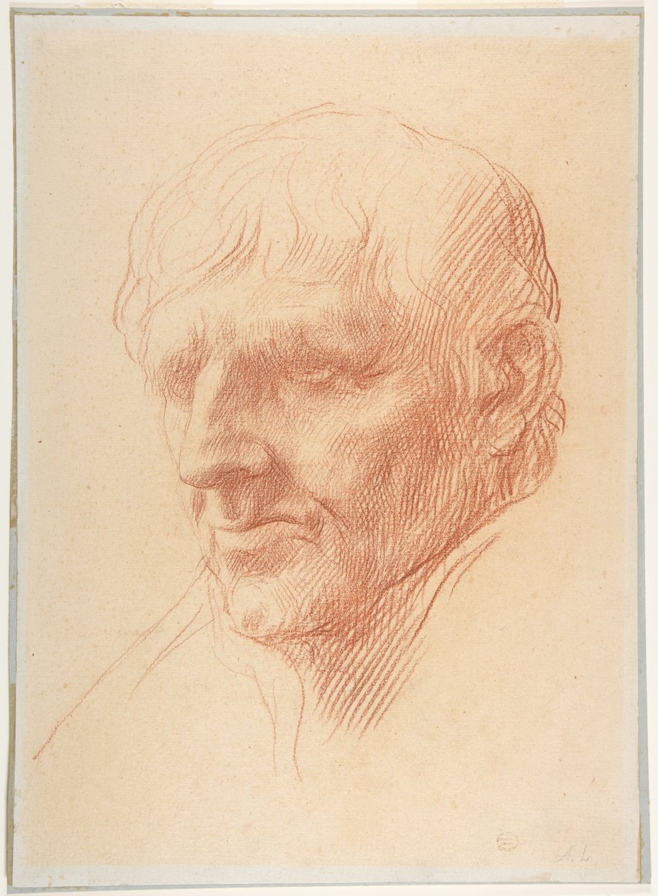 Kopf eines Mannes von Alphonse Legros