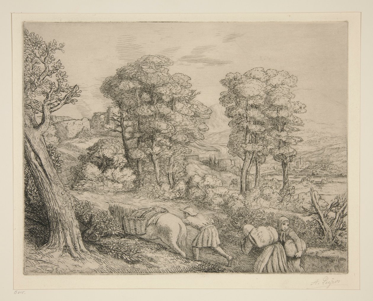 Die Rückkehr zum Bauernhof von Alphonse Legros