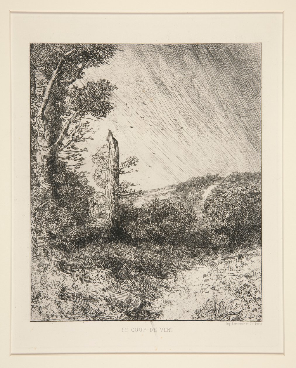 Der Windstoß von Alphonse Legros