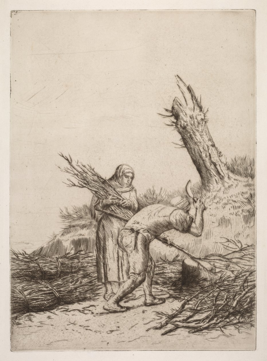 Les faiseurs de fagots von Alphonse Legros
