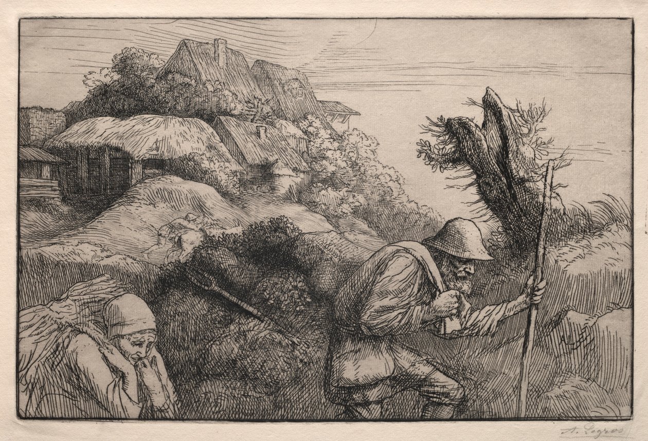 Rückkehr aus dem Wald Le Retour du Bois von Alphonse Legros