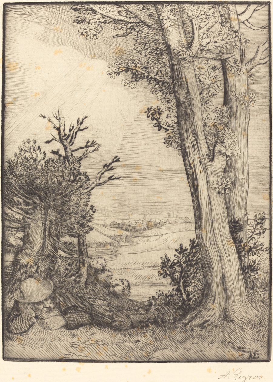 Siesta auf dem Land von Alphonse Legros