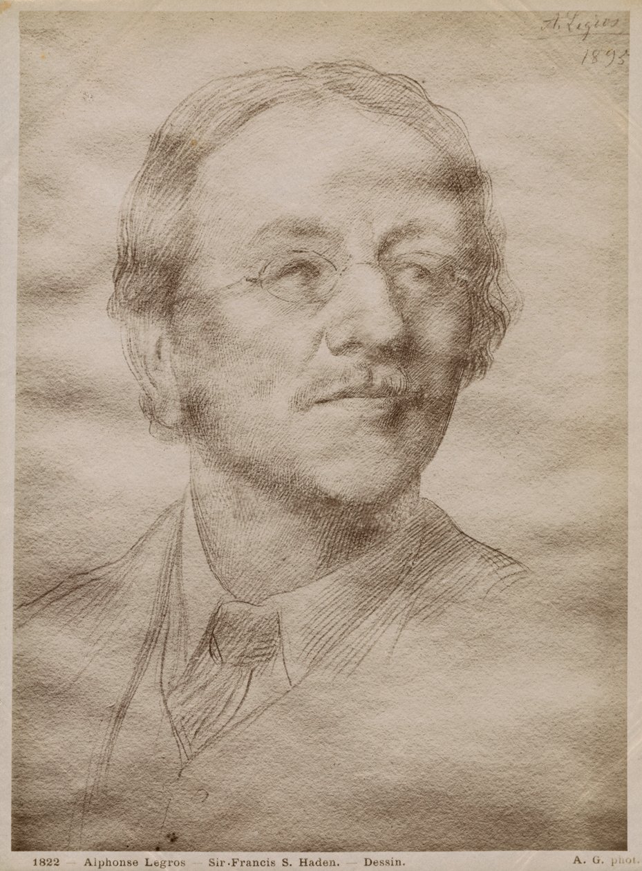Sir Francis Seymour Haden Junior, 1895 von Alphonse Legros