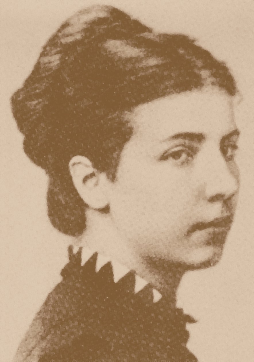 Jelisaweta Lukinitschna Dmitrijewa, geborene Kuschelewa 1850-1918, 1871 von Alphonse Liebert