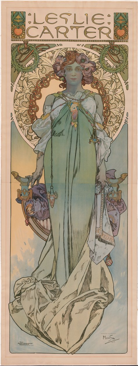 Leslie Carter von Alphonse Mucha