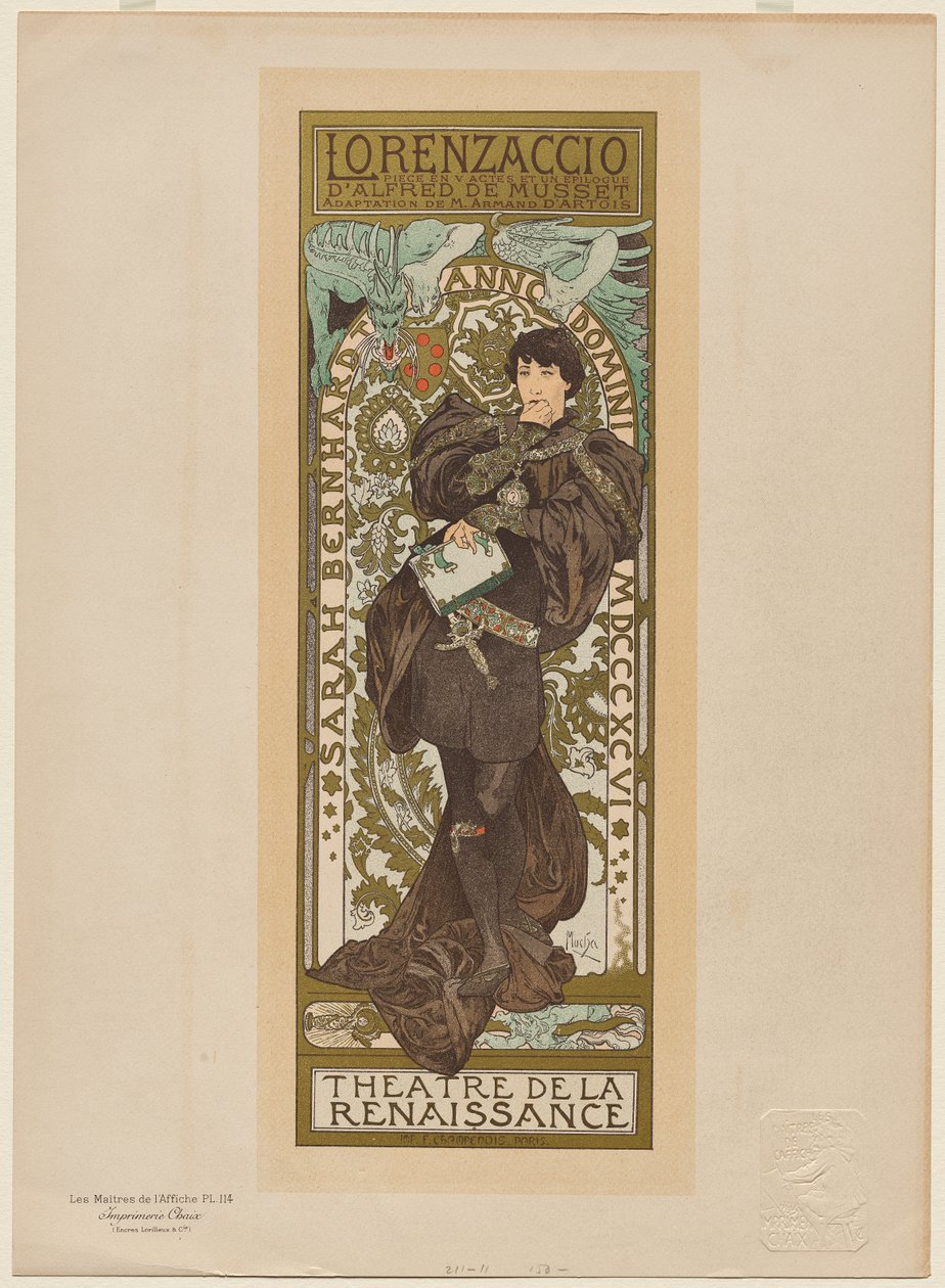 Lorenzaccio von Alphonse Mucha