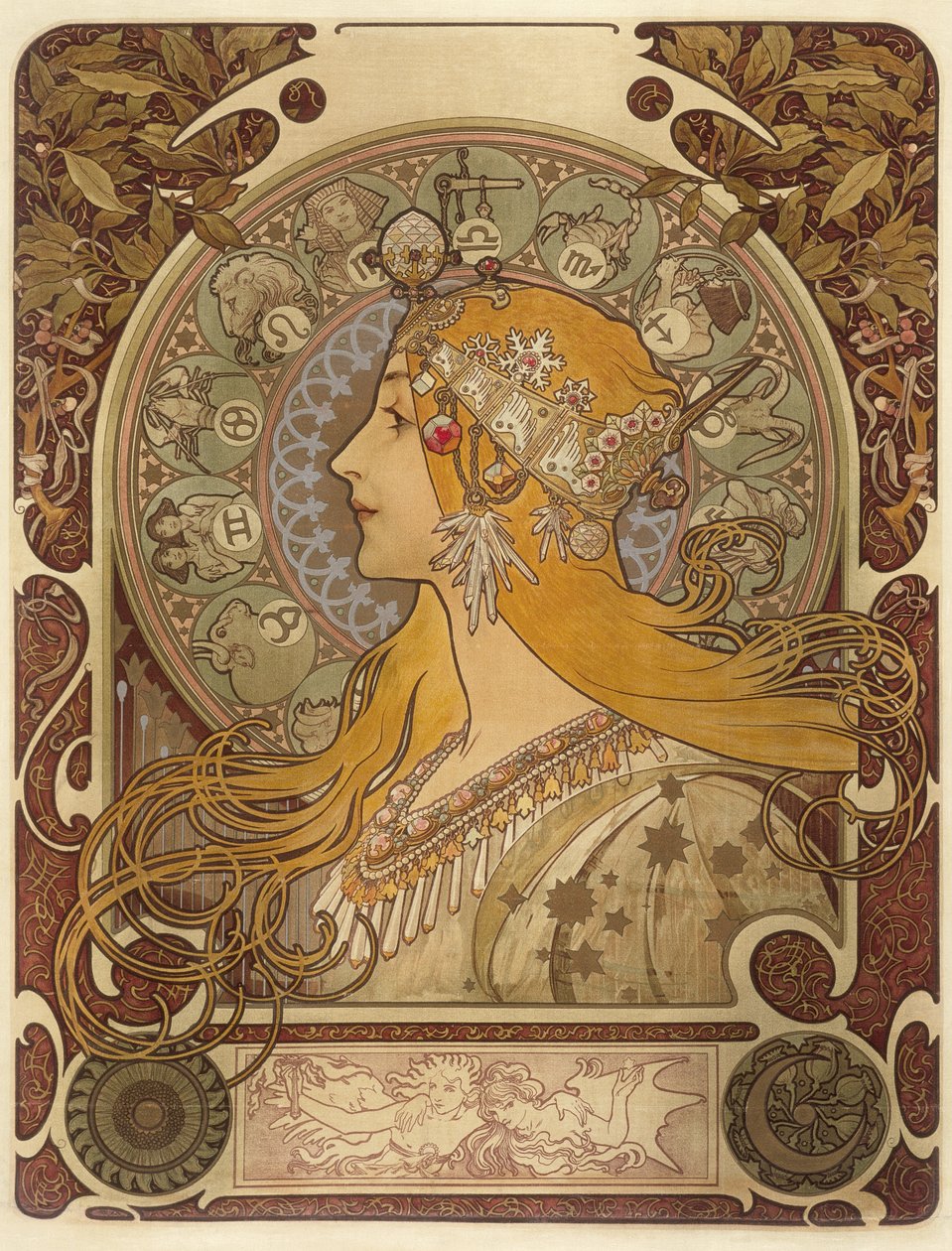 Tierkreis von Alphonse Mucha