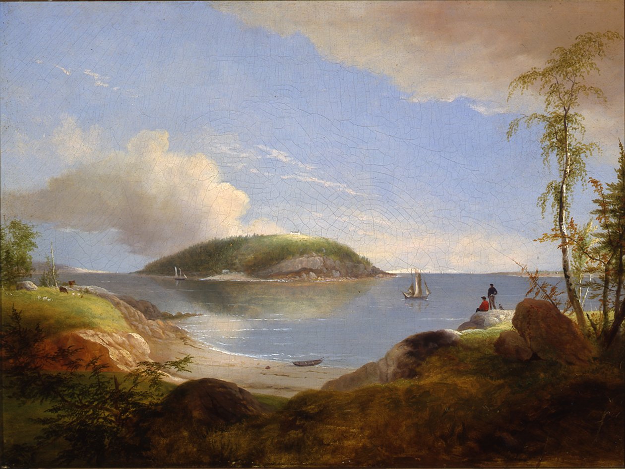 Erinnerung an Bear Island, Maine, 1850 von Alvan Fisher