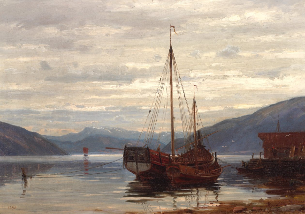 Partie aus Balestrand von Amaldus Nielsen