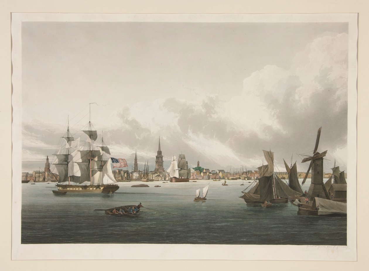 Ansicht von Philadelphia von Ambroise-Louis Garneray