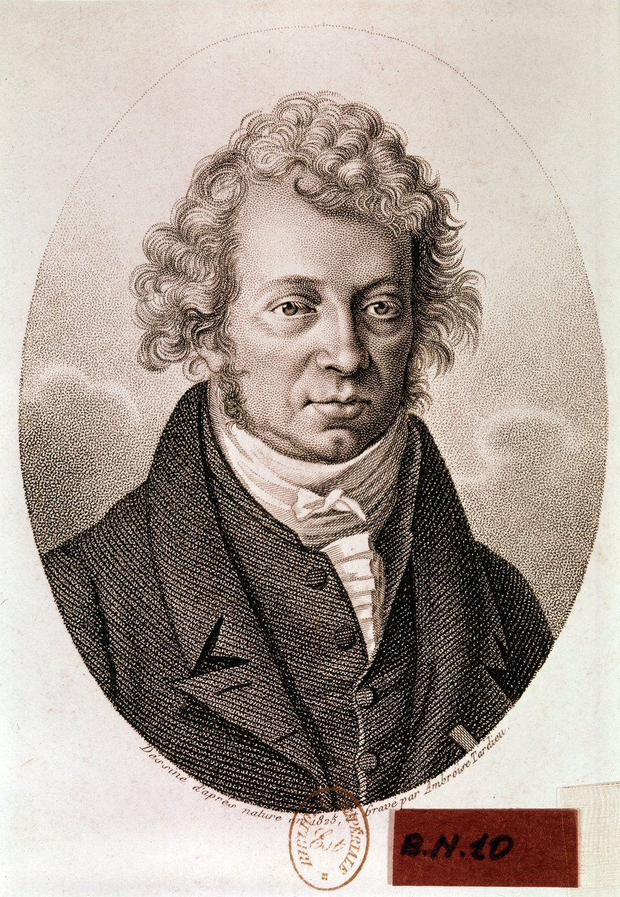 Ampere Andre Marie: Porträt von Ambroise Tardieu