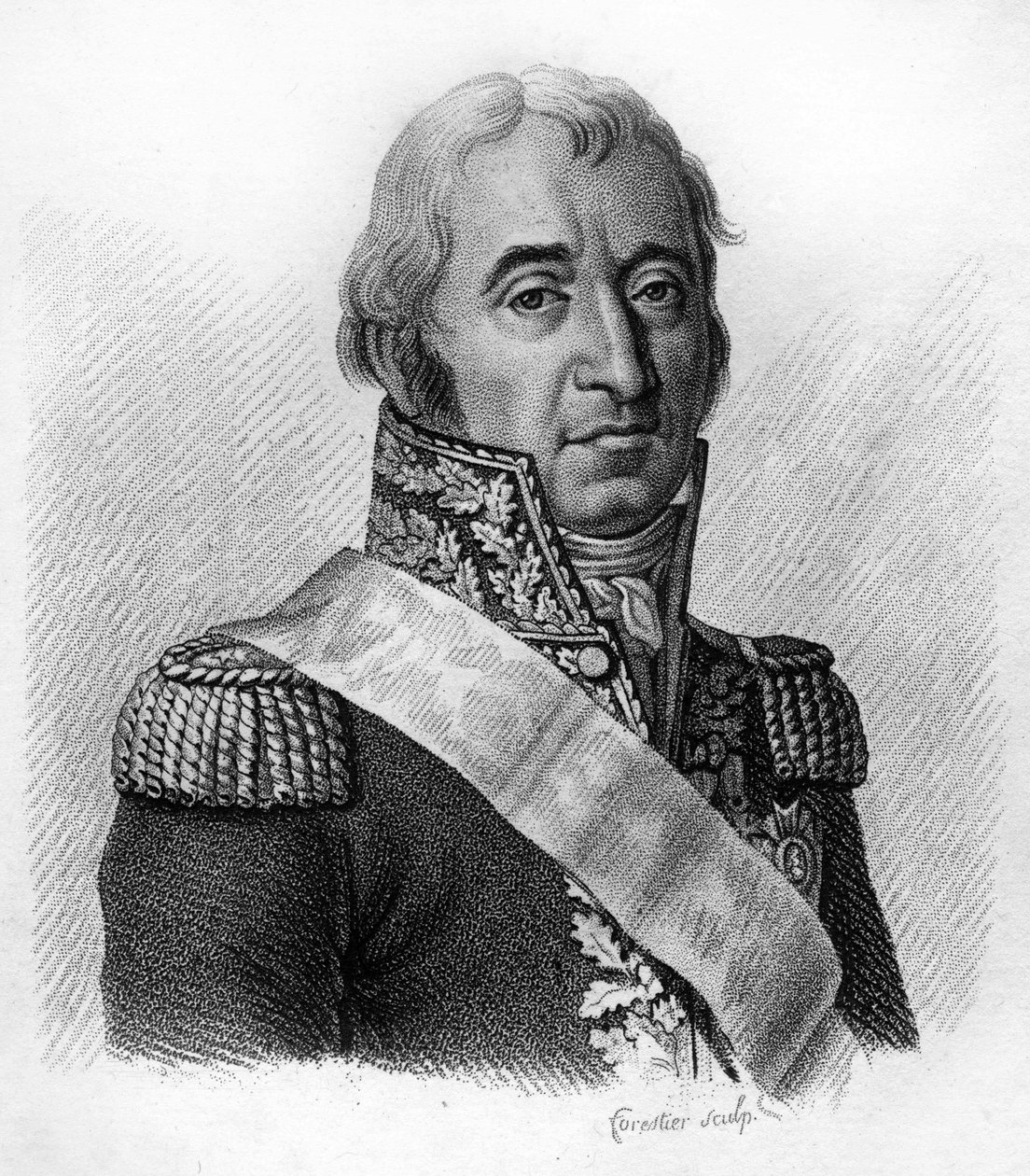 François CHASSELOUP LAUBAT (1754-1833). Graviert von Ambroise Tardieu 1818. Stella Sammlung. von Ambroise Tardieu