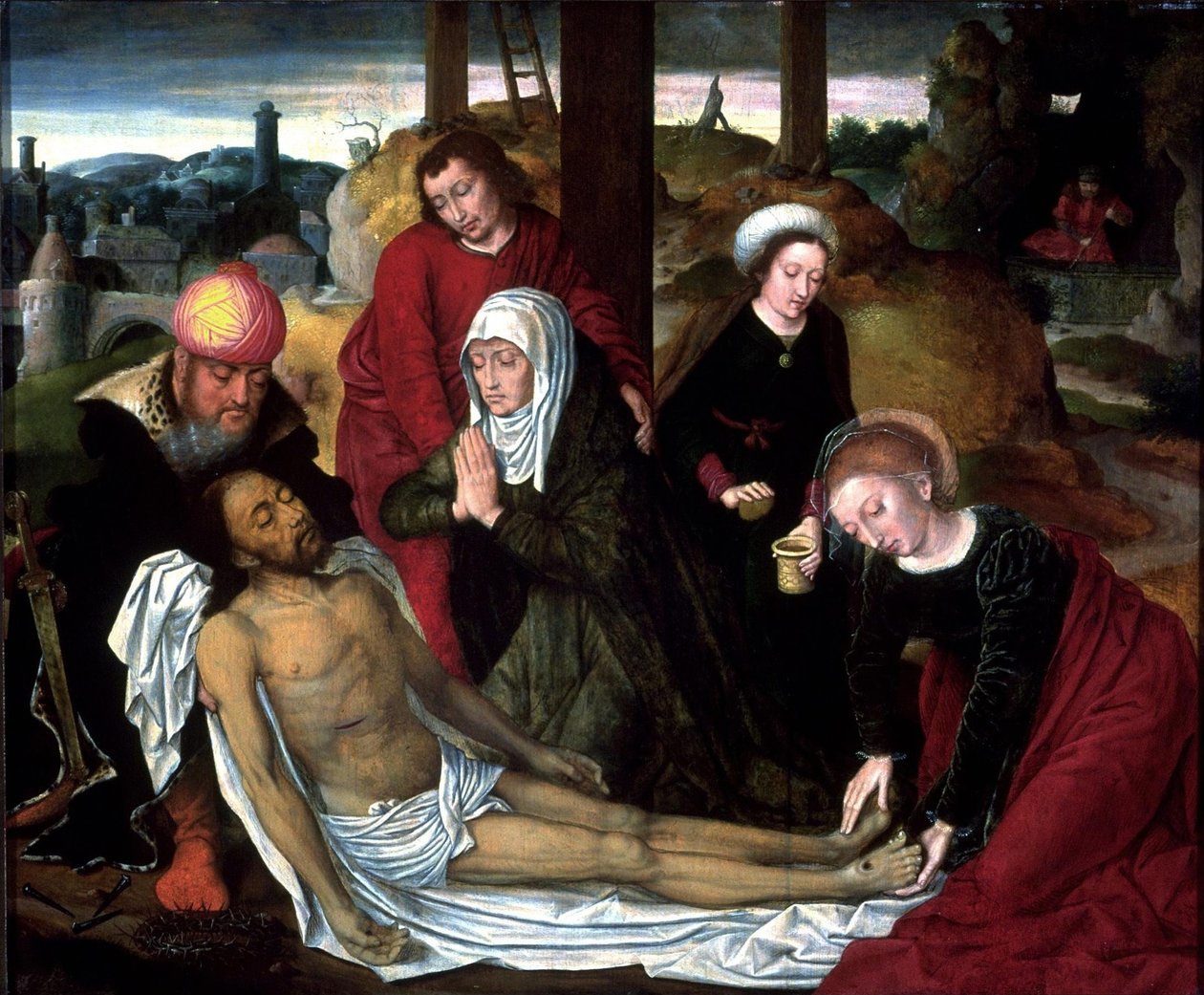 Die Klage über den toten Christus von Ambrosius Benson
