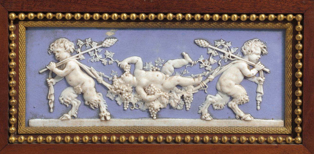 Paneel von einer Napoleon III Konsole, im Stil von Jacob, von Maison Millet, Paris, ca. 1865 von Ambrosius the Elder Bosschaert
