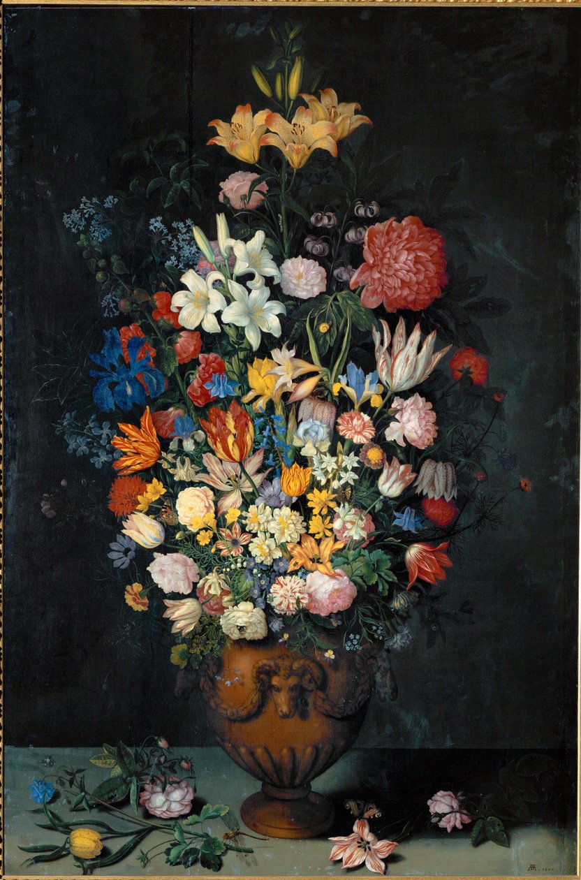Stillleben mit Blumen in einer Vase von Ambrosius the Elder Bosschaert