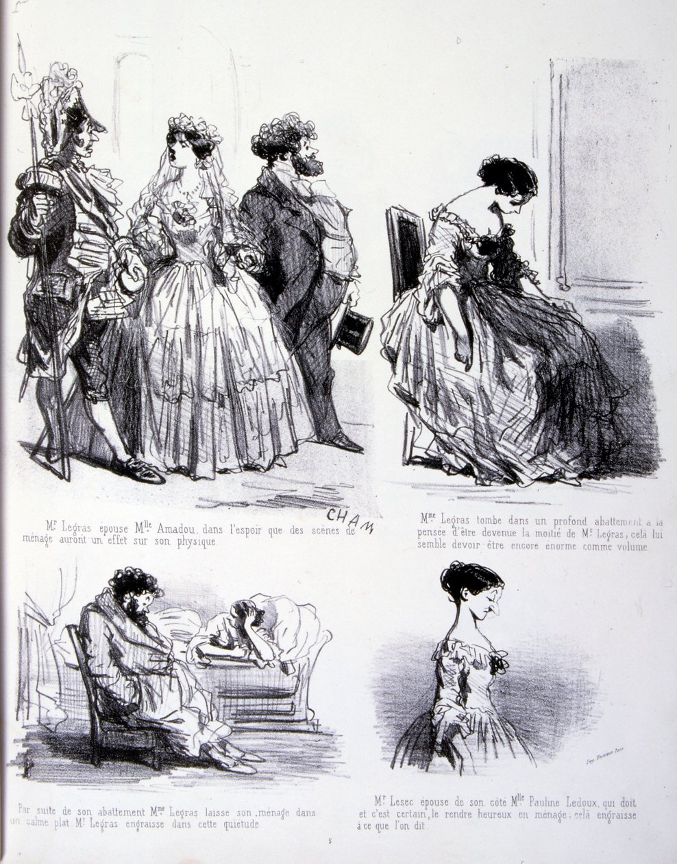 Illustration für Die Kunst des Zunehmens und Abnehmens von Amédée de Noé