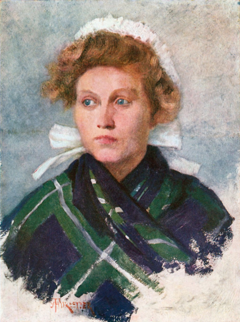 Eine flämische junge Frau von Amedee (after) Forestier