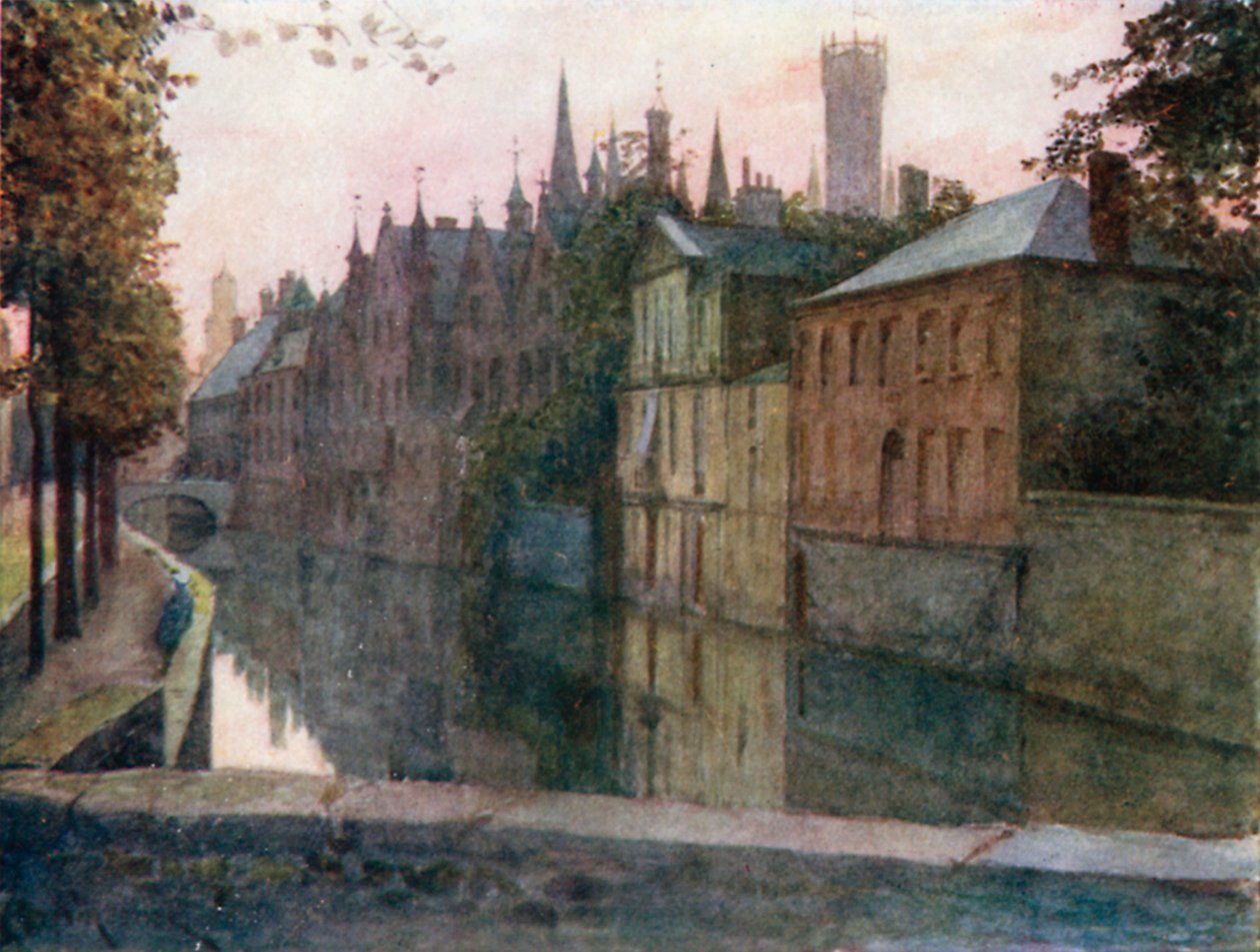 Ansicht des Palais du Franc, Brügge von Amedee (after) Forestier