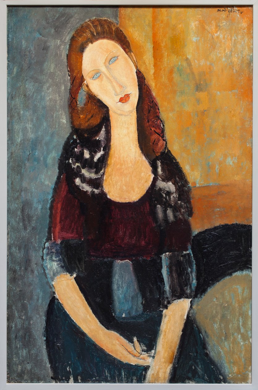 Jeanne Hébuterne mit Hut von Amedeo Modigliani