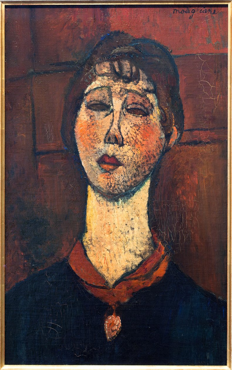 Porträt von Madame Georges Dorival von Amedeo Modigliani
