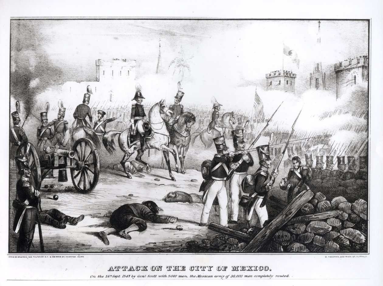 Angriff auf die Stadt Mexiko, 14. September 1847 von American School