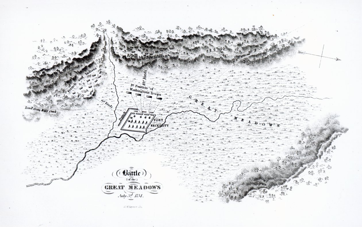Schlacht von Great Meadows von American School