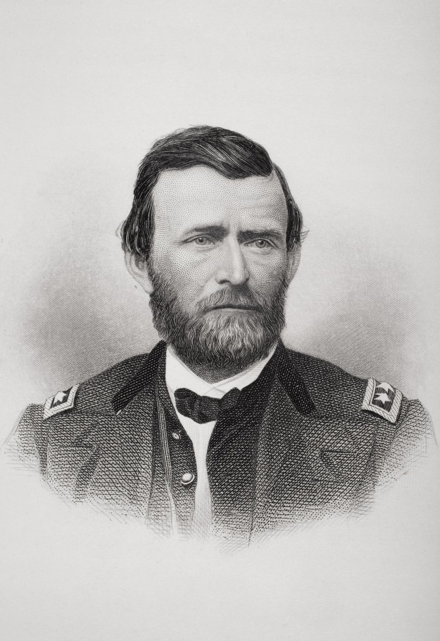 Porträt von Ulysses S. Grant (1822-85) von American School