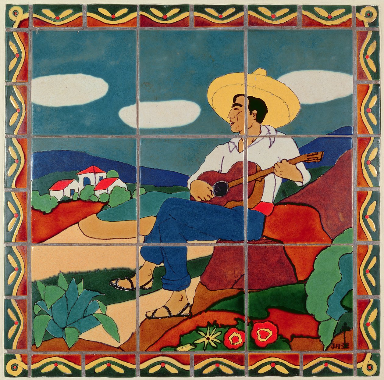 West Texas Fliesendekor von American School