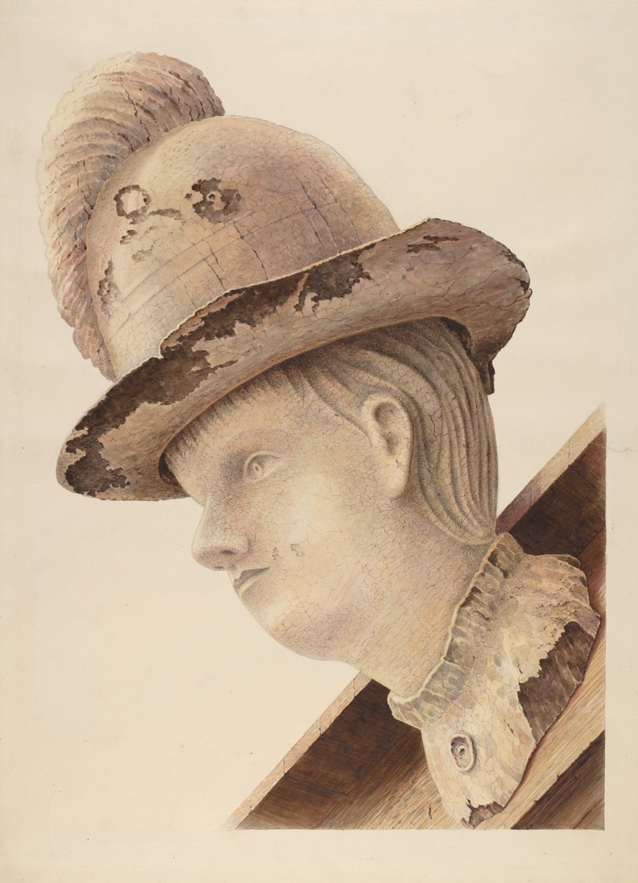 Galionsfigur von der Schoner "Haroldine" von American 20th Century