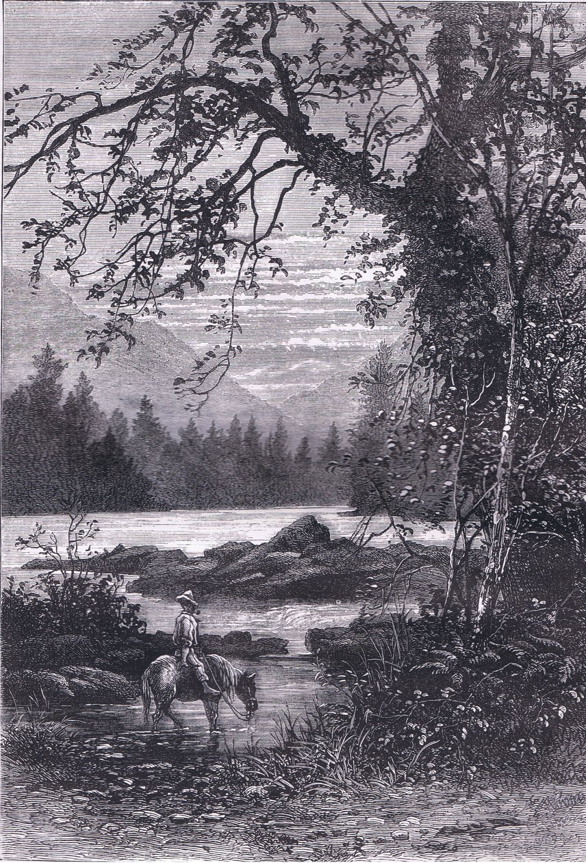 Blick auf North Carolina, Illustration aus Cassells Geschichte der Vereinigten Staaten, veröffentlicht von Cassell, Petter & Galpin, ca. 1900 von American English school