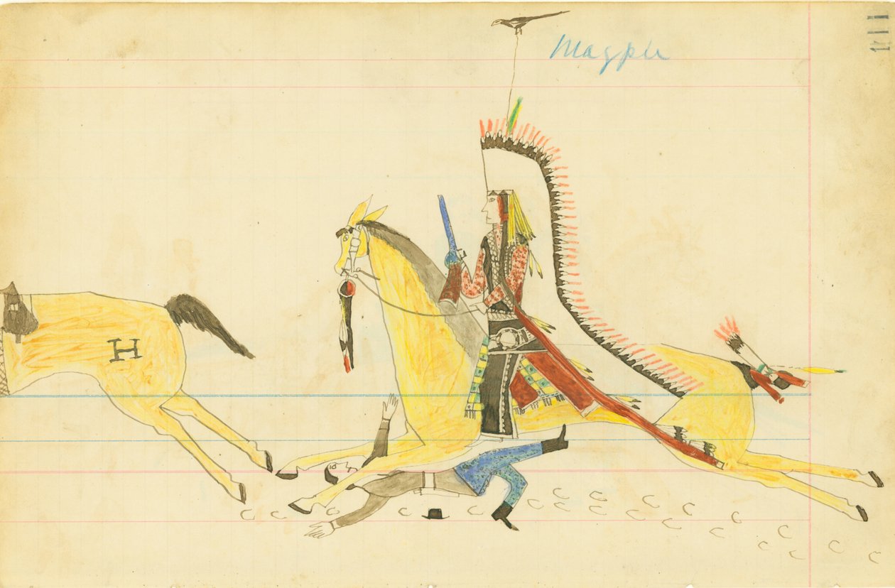 Elster, Heulender Wolf, Südliche Cheyenne von American Native