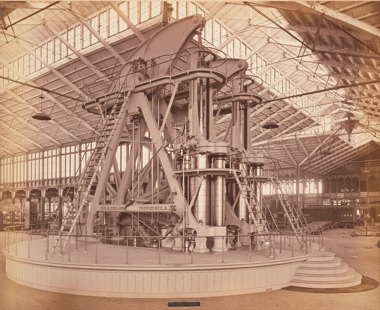 Corliss Engine, Centennial International Exhibition, Philadelphia, 1876 von American Photographer