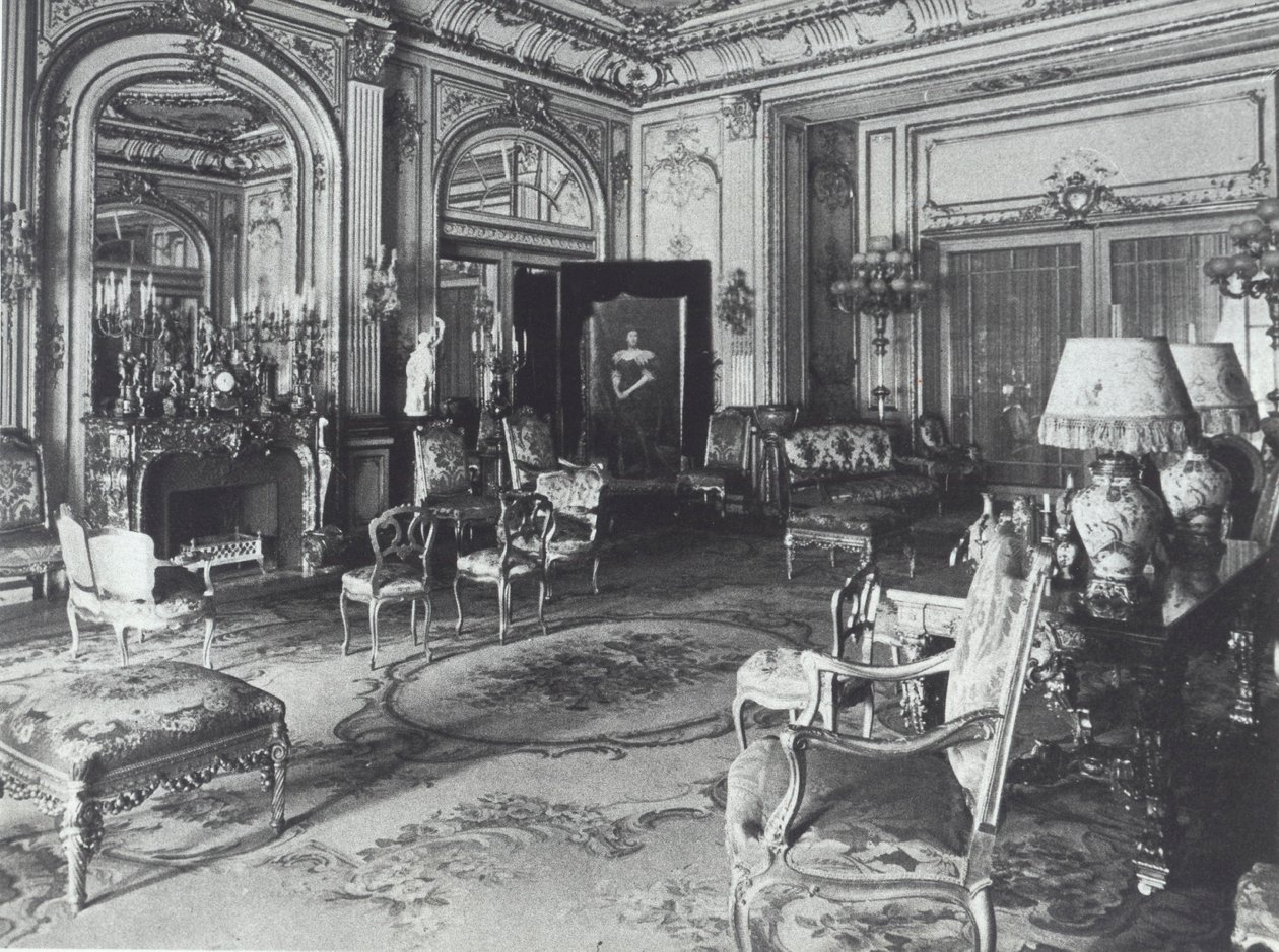 Salon im Haus der Familie Astor, Fifth Avenue, New York von American Photographer