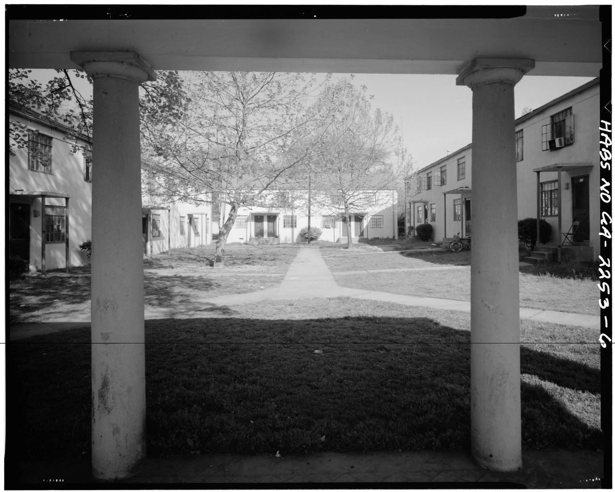 John Hope Homes (Sozialwohnungen), begrenzt von Larkin, Dora, Spelman Streets & Lane, Atlanta, Fulton County, GA von American Photographer