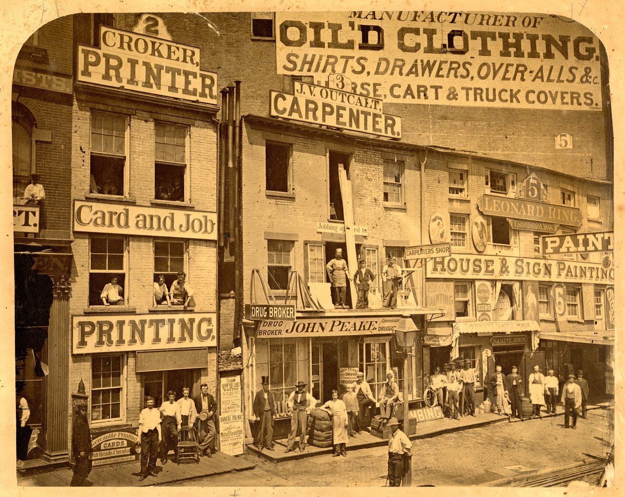 Lower Hudson Street, N.Y.C., 1865 von American Photographer