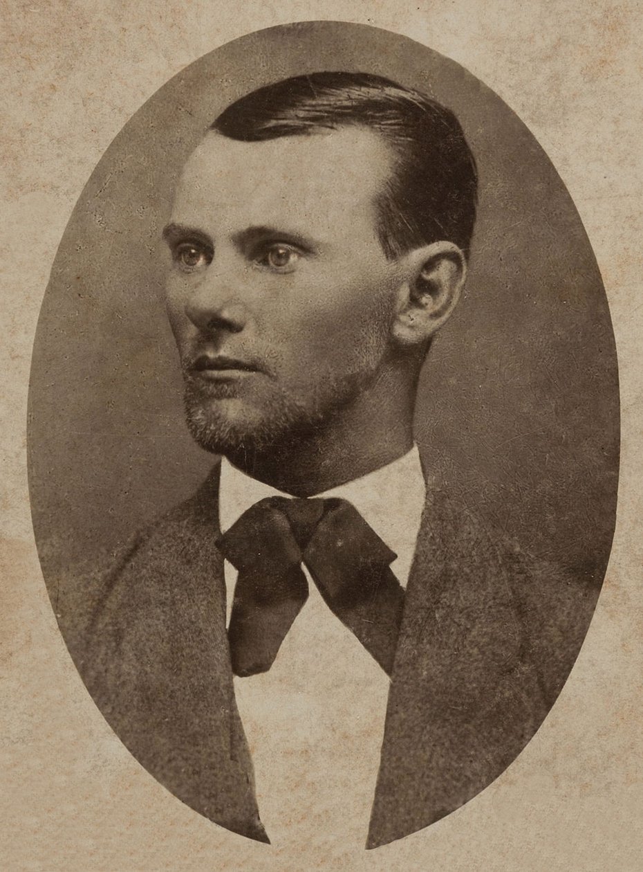 Porträt des Gesetzlosen Jesse James (1847-1882) von American Photographer